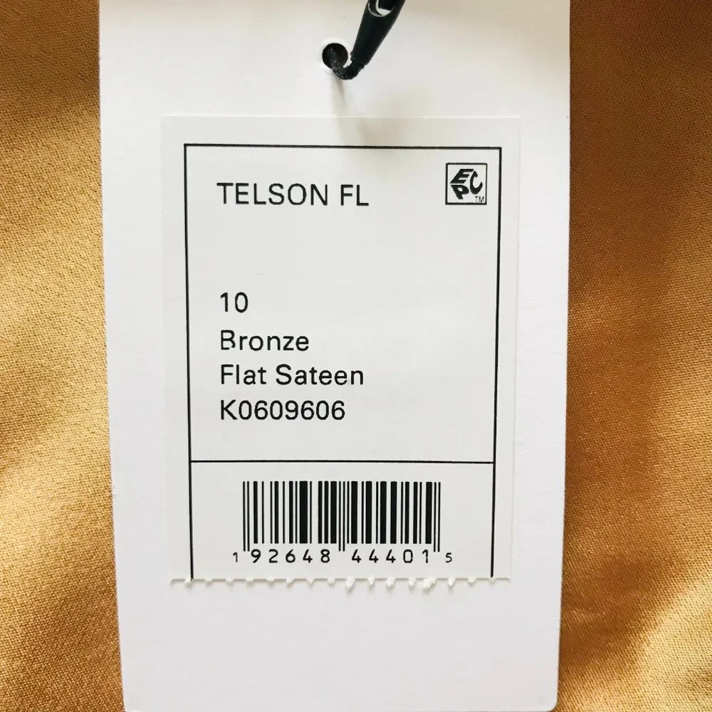⚡️SOLD ON EBAY⚡️Theory Telson Bronze Flat Sateen Dress (NWT) - Picture 12 of 13